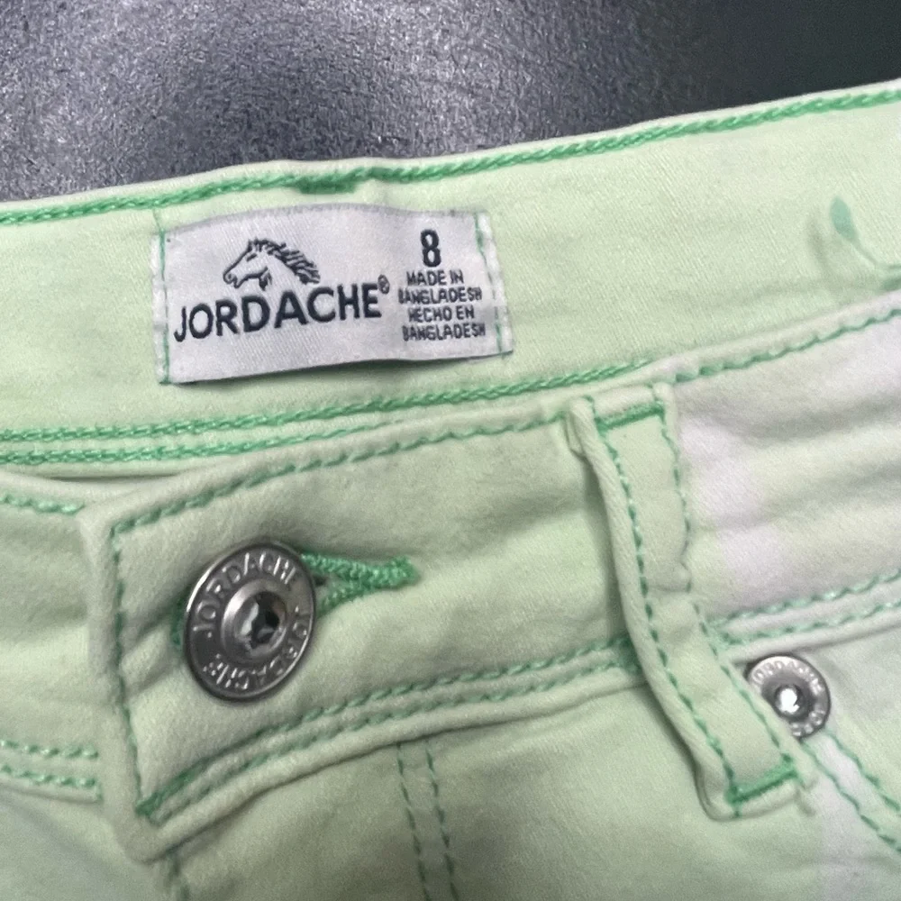💕Bundle 3 for $20 Jordache Girls Green Denim Shorts 8